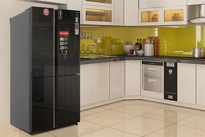 Tủ lạnh Sharp Inverter 362 lít Multi Door SJ-FX420VG-BK
